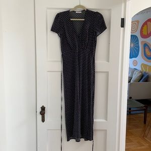 Lily Ashwell silk cap sleeve dress